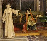 Angelo Canvas Paintings - Isabella and Angelo Measure for Measure